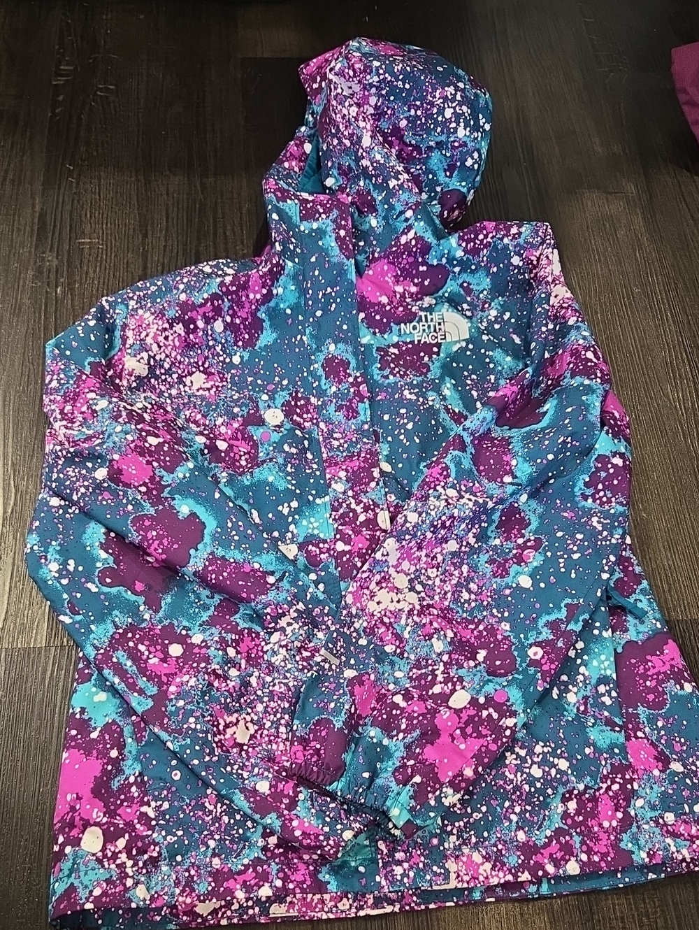 The North Face Kids Blue, Teal & Purple Splash Rain Jacket